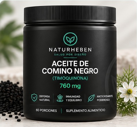 Naturheben Aceite de Comino Negro